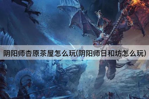 阴阳师杏原茶屋怎么玩(阴阳师日和坊怎么玩)