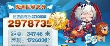 《天天酷跑》神级数据帝发明总分计算公式