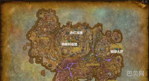 魔兽世界副本地图(黑暗神殿boss路线图)