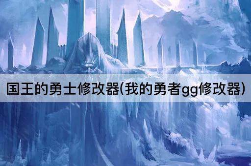 国王的勇士修改器(我的勇者gg修改器)