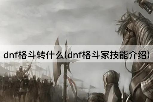 dnf格斗转什么(dnf格斗家技能介绍)