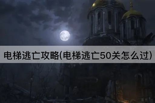 电梯逃亡攻略(电梯逃亡50关怎么过)