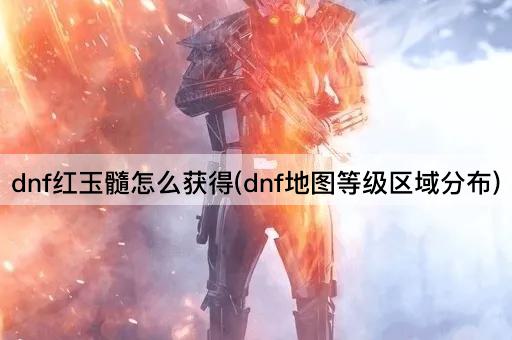 dnf红玉髓怎么获得(dnf地图等级区域分布)