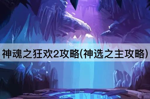 神魂之狂欢2攻略(神选之主攻略)