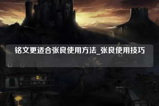 张良的铭文选择与应用技巧